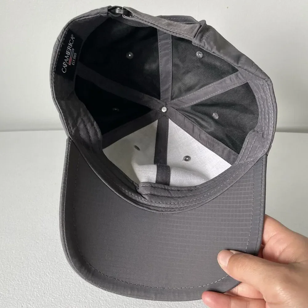 CapAmerica F-150 Lightning Baseball Hat Cap Gray White Men's One Size